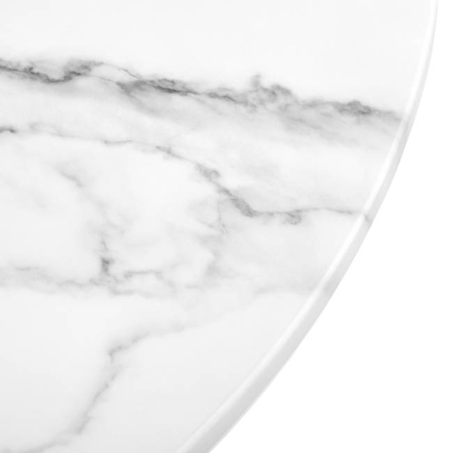 Набор кофейных столиков Tango белый мрамор с белыми ножками, 2шт Набор кофейных столиков Tango белый мрамор с белыми ножками, 2шт