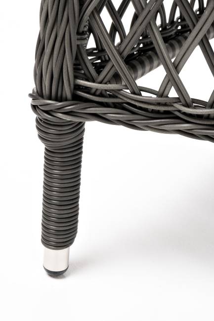 "Сицилия" плетеный стул из искусственного ротанга, цвет графит "Сицилия" плетеный стул из искусственного ротанга, цвет графит