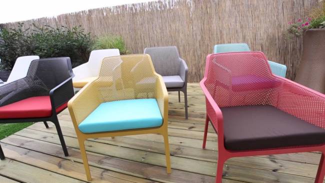 Подушка для кресла Net Relax серый камень 525х570х75 мм