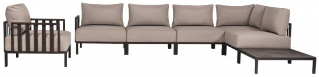 Диван модульный Slim Stripe 2960х740х687 мм