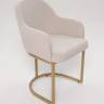 Стул Amely ivory / Gold