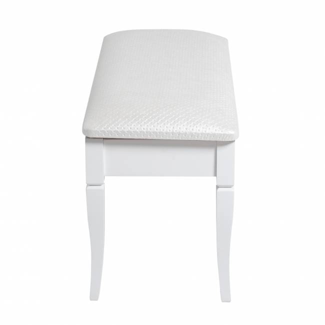 Банкетка Вивальди М с ящиком белый, ткань экокожа белый Банкетка Вивальди М с ящиком белый, ткань экокожа белый