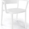 Кресло пластиковое Abuela B белый 580х525х765 мм