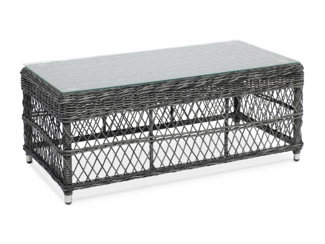 "Гранд Латте" стол журнальный из искусственного ротанга, цвет графит "Гранд Латте" стол журнальный из искусственного ротанга, цвет графит