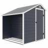 Сарай/Дровница  Wotex Storage-02-3 (серый с белым) 204x192x204 cм