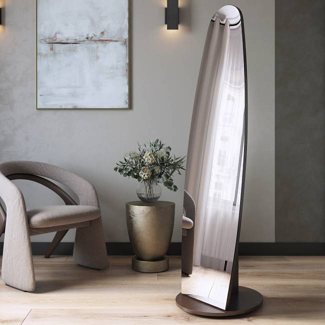 Зеркало напольное Стелла 1 венге 157,8 см х 40,4 см