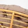 Кресло PAPASAN/ПАПАСАН 23/01 W  /с подушкой/ 115х101х104 см, Honey (мед), экошерсть Коричневый, 1811-5
