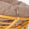 Кресло PAPASAN/ПАПАСАН 23/01 W  /с подушкой/ 115х101х104 см, Honey (мед), экошерсть Коричневый, 1811-5