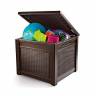 Квадратный сундук Cube Rattan 208л